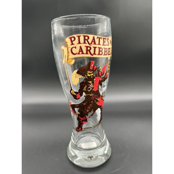 DISNEYLAND Pirates Of The Caribbean Souvenir Beer Glass - Picture 1 of 4